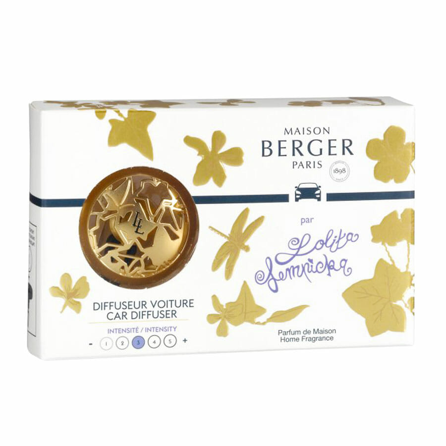 Lampe-Berger-Lolita-Lempicka-Matte-Gold-Car-Diffuser Lampe Berger Lolita Lempicka Matte Gold Car Diffuser