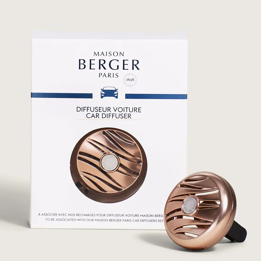 Lampe Berger Blissful Cuivre Rose Vent Clip Car Fragrance Diffuser 3 Lampe Berger Blissful Cuivre Rose Vent Clip Car Fragrance Diffuser