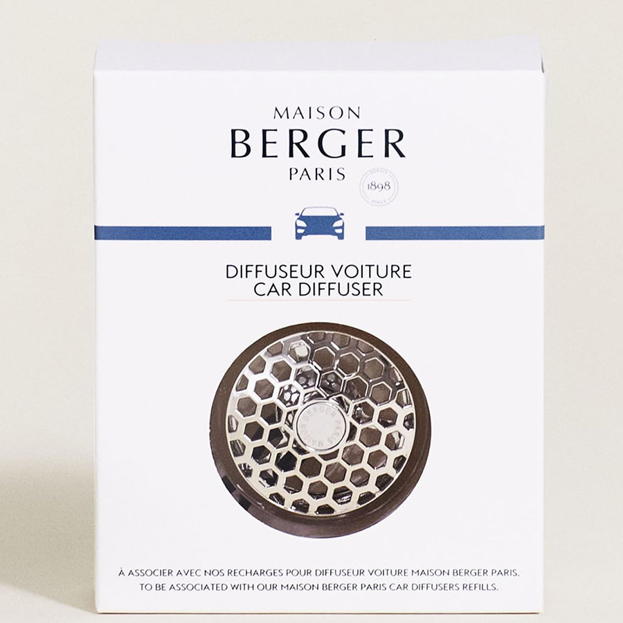 Lampe Berger Honey Comb Chrome Vent Clip Car Fragrance Diffuser