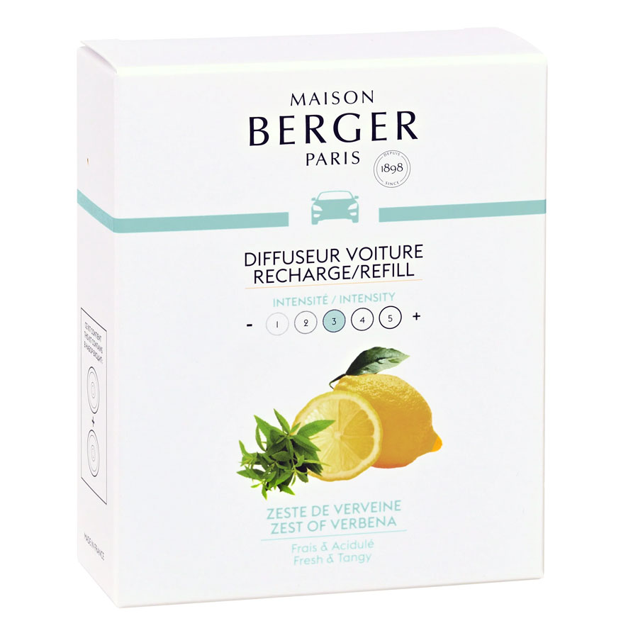 Lampe Berger Zest Of Verbena Car Diffuser Refill